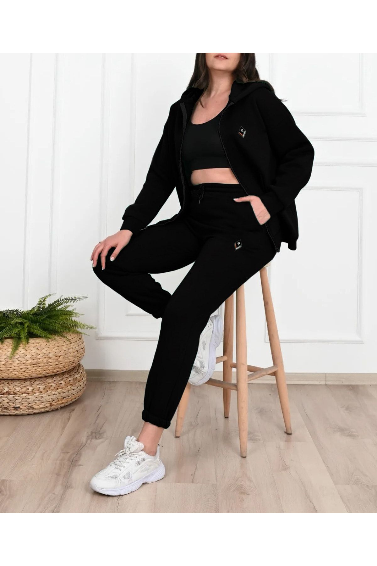 C GS Sweatsuit set Black Oversize