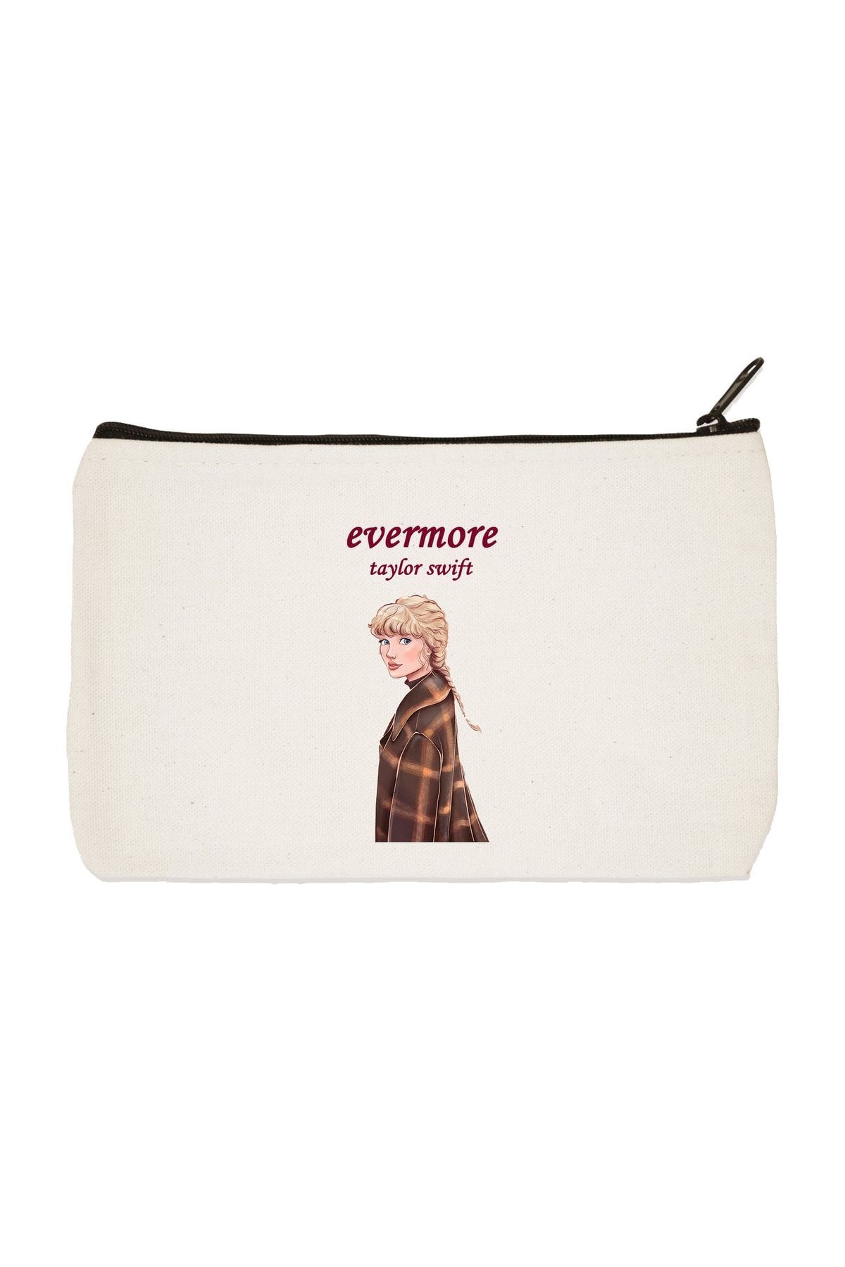 designedfy Clutch Taylor Swift Evermore Printed Cloth Makeup Bag, Pen  Holder, Handbag