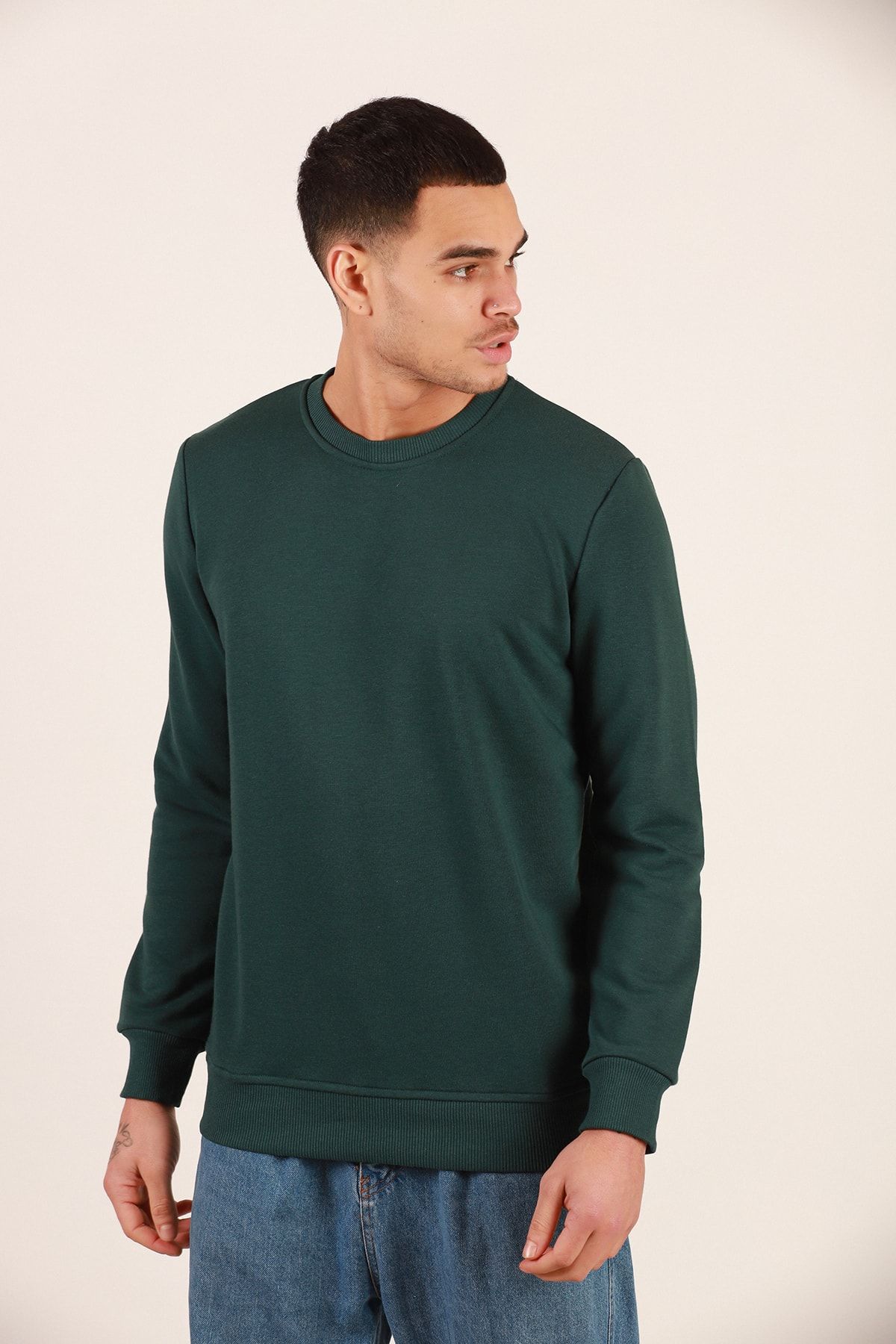 Dark on sale green sweatshirt