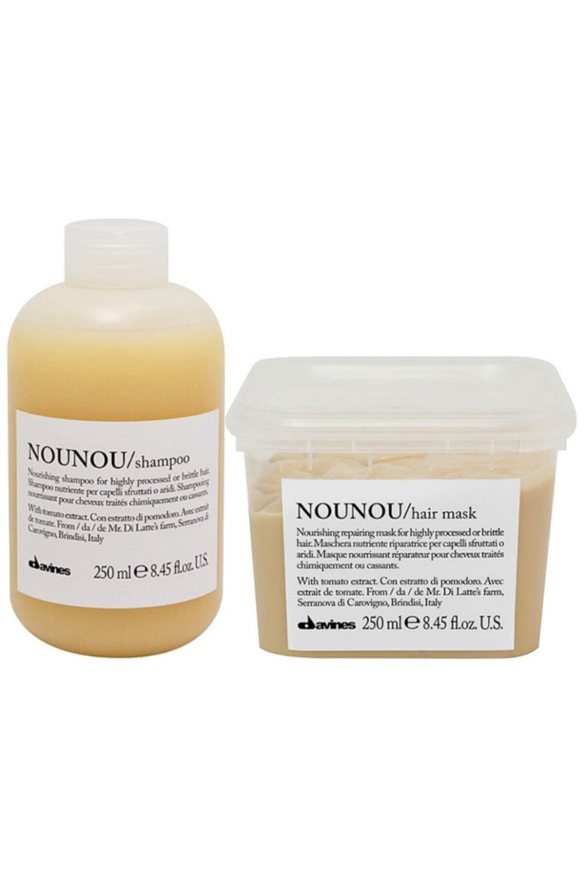 Nounou Shampoo 250 Ml + Nounou Hair Mask 250 Ml Advantageous Package- — BakımMaskesi1243619 — تصویر 1 از 3