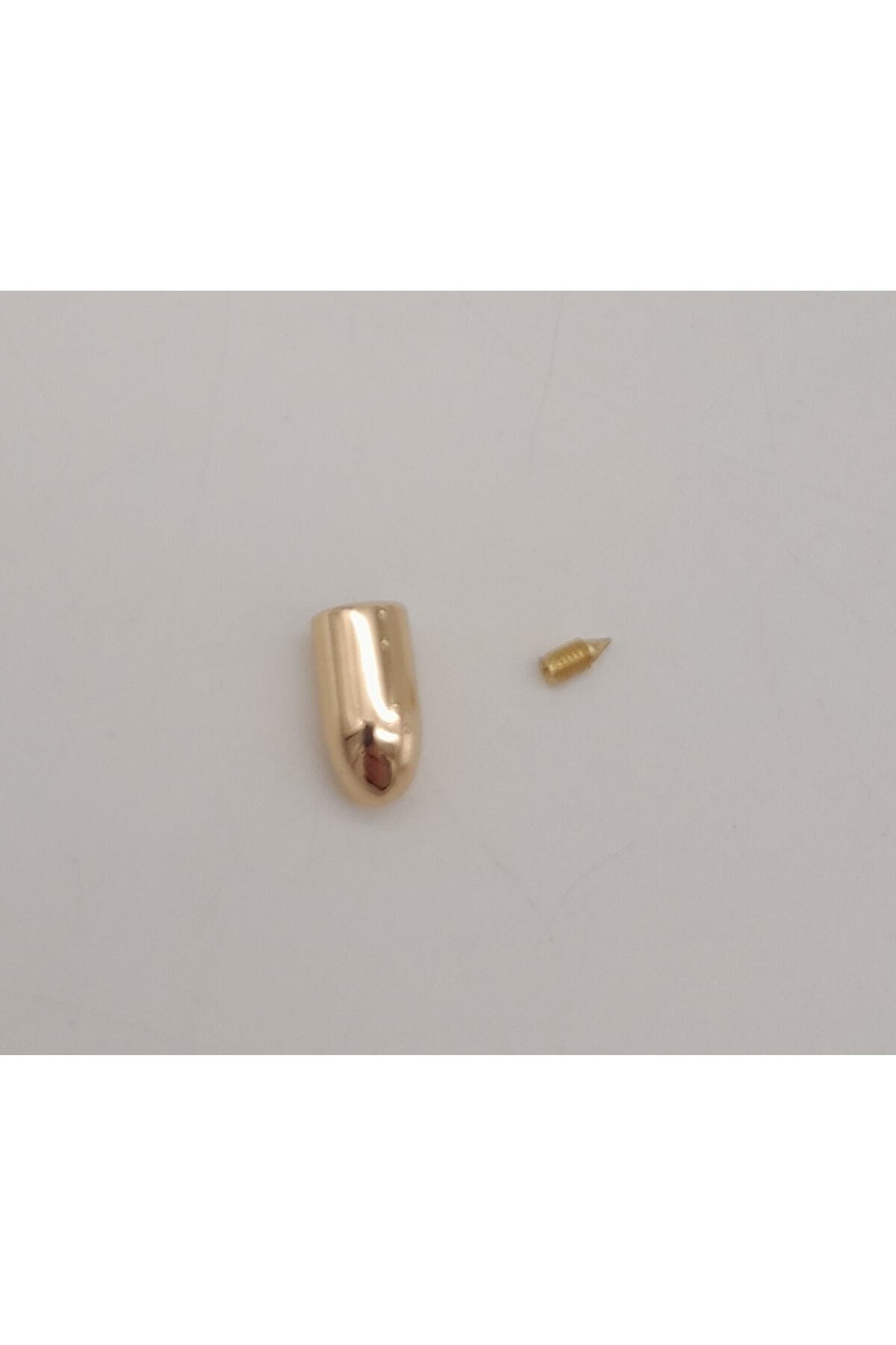 angel çanta aksesuar Light Gold Renk Büzgü Ucu 1 Adet