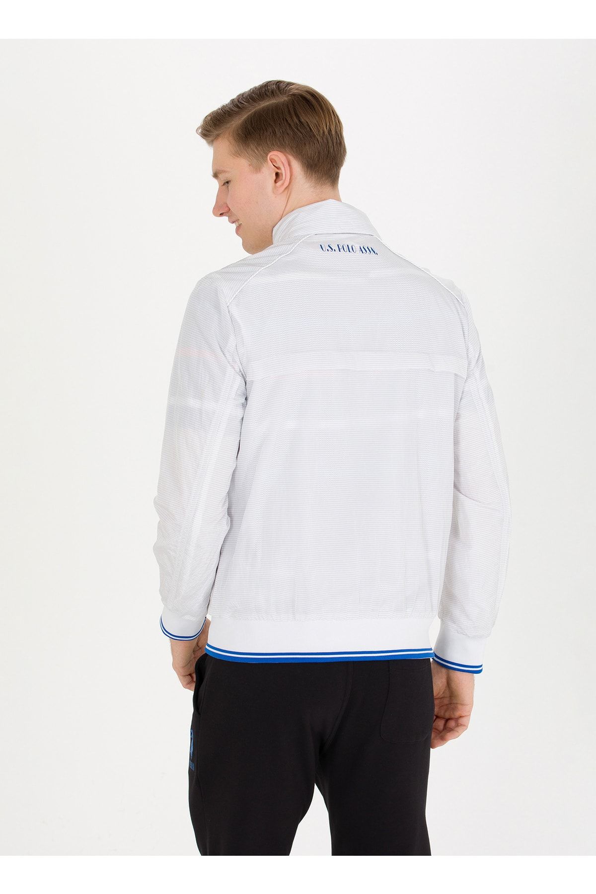 U.S. Polo Assn. White Men s Coat Nk23y Trendyol