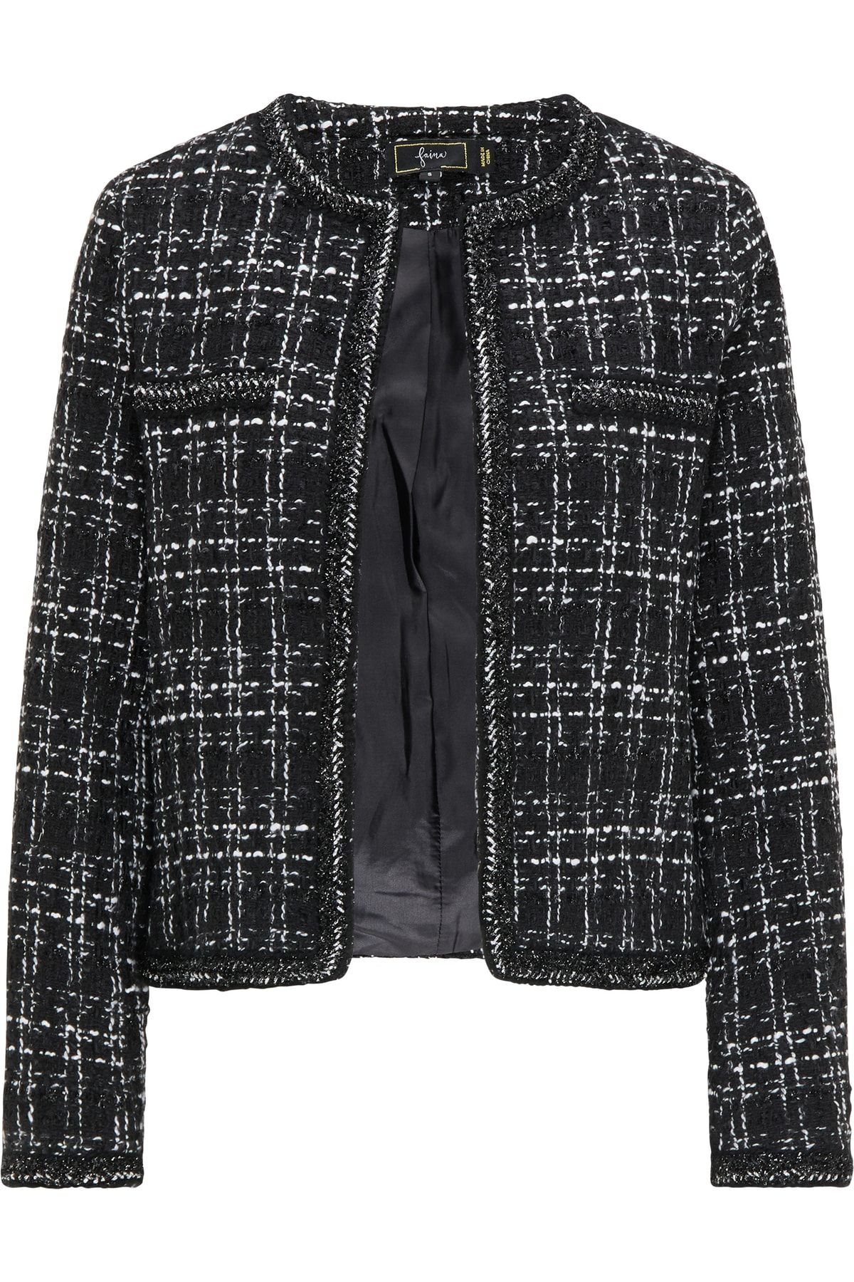 Faina Blazer Schwarz Regular Fit Fast ausverkauft