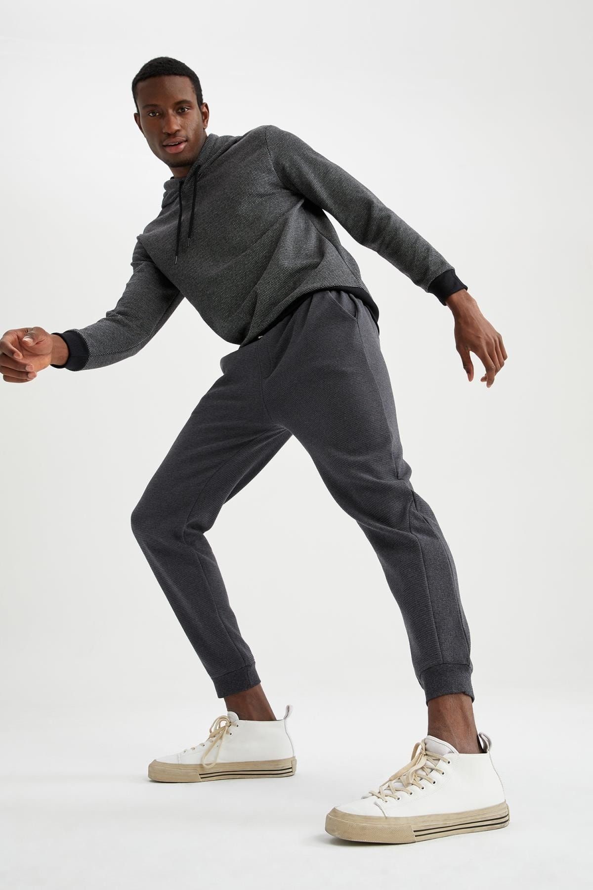 DeFacto-Slim Fit Basic Jogger Sweatpants 5