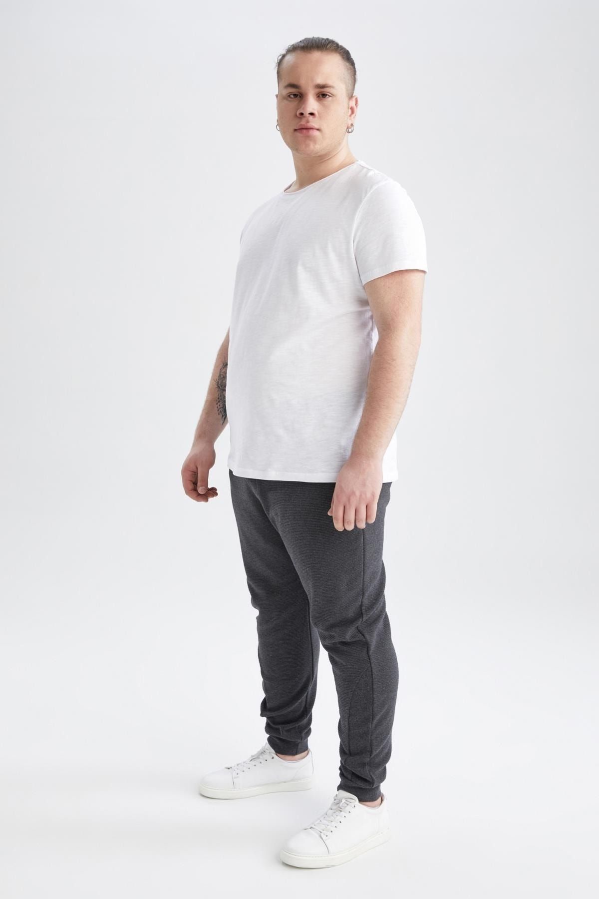 DeFacto-Slim Fit Basic Jogger Sweatpants 6