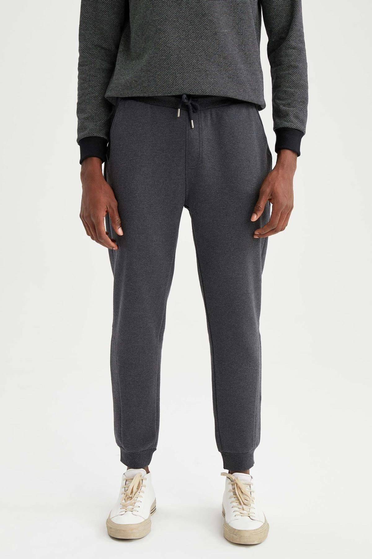 DeFacto-Slim Fit Basic Jogger Sweatpants 7