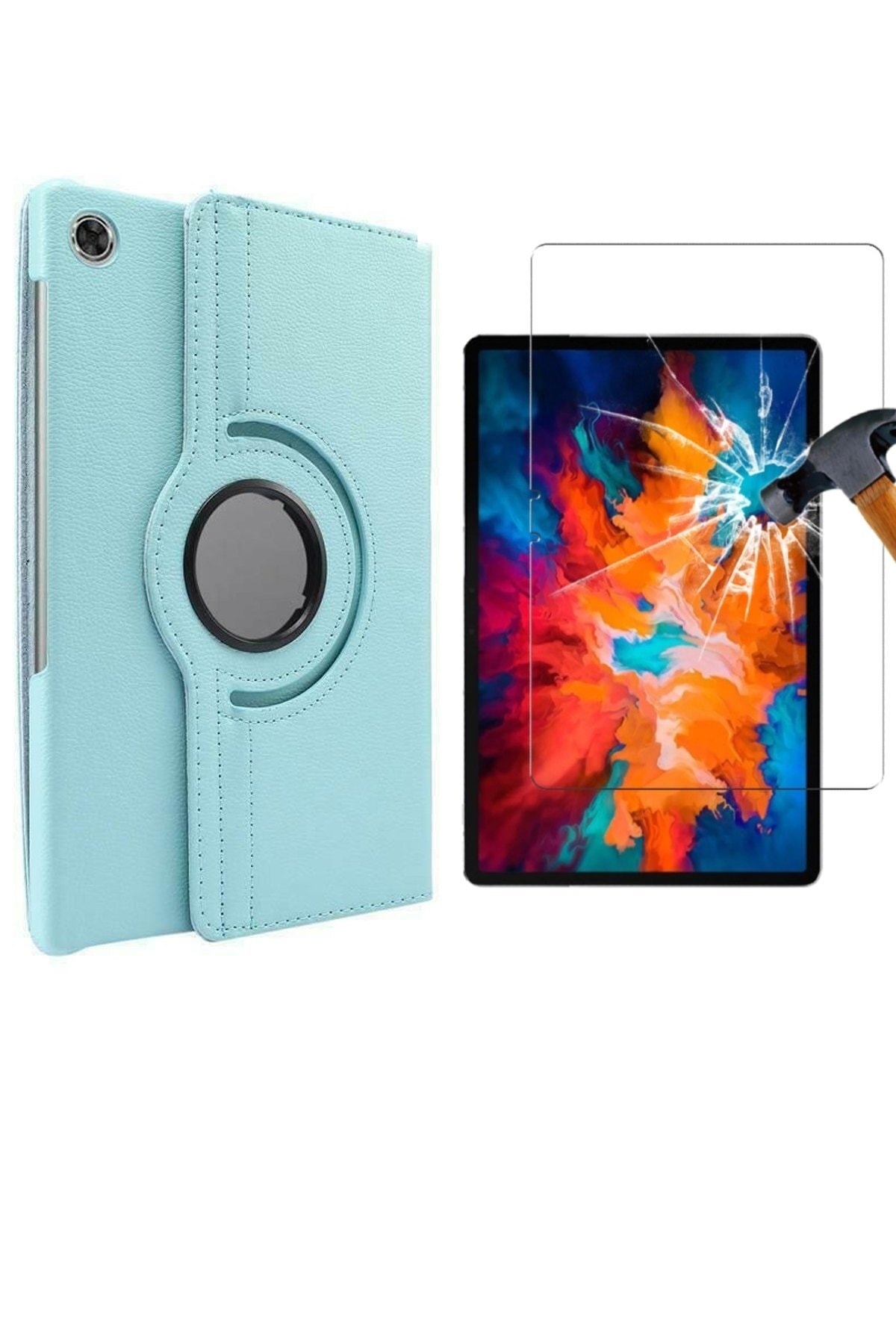 Lenovo Tab M10 Plus Tb125fu 10.61 (3rd generation ) Zaaj0353tr Case + Screen Protector