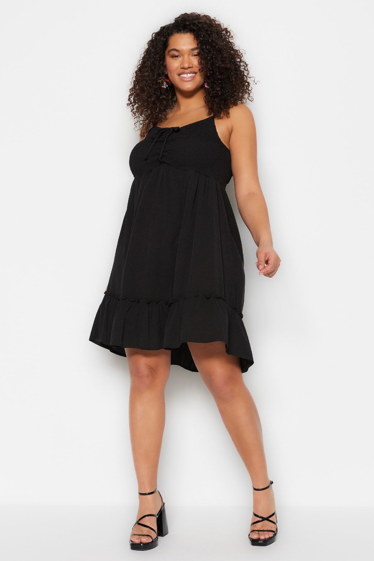 Torrid top black dress