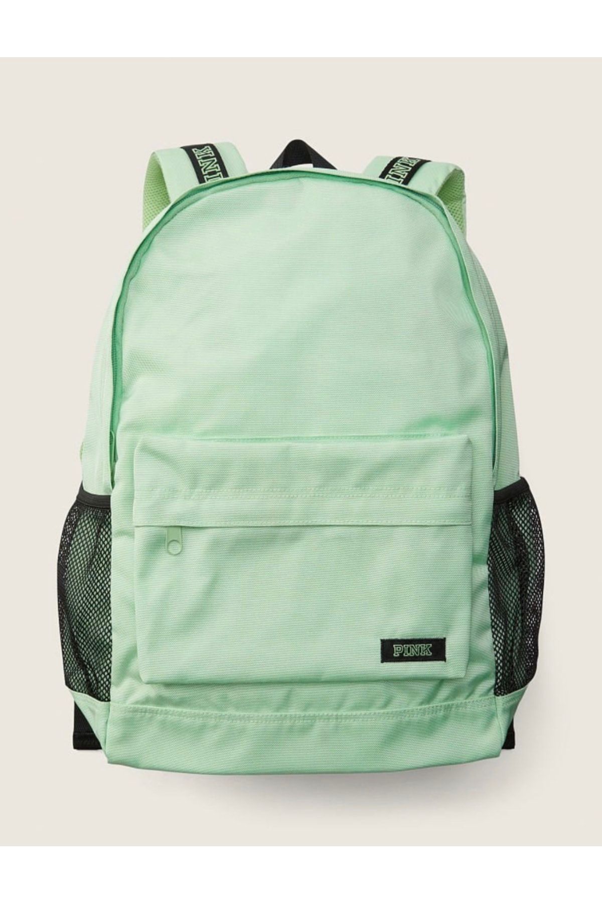 Green shop pink backpack
