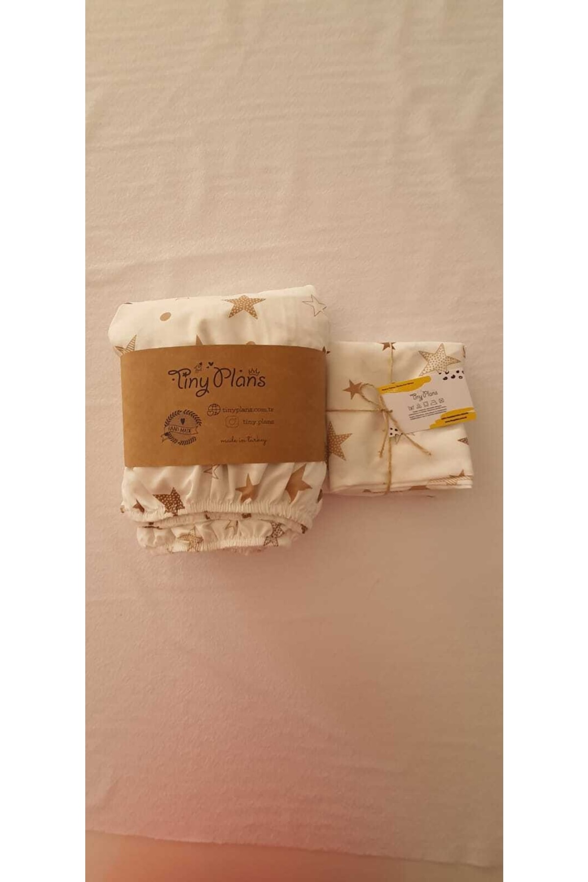 tiny plans Lastikli Bebek Çarşaf - Yastık Kılıfı Takımı 70x120 Cm fotoğrafı 5 (önizleme)