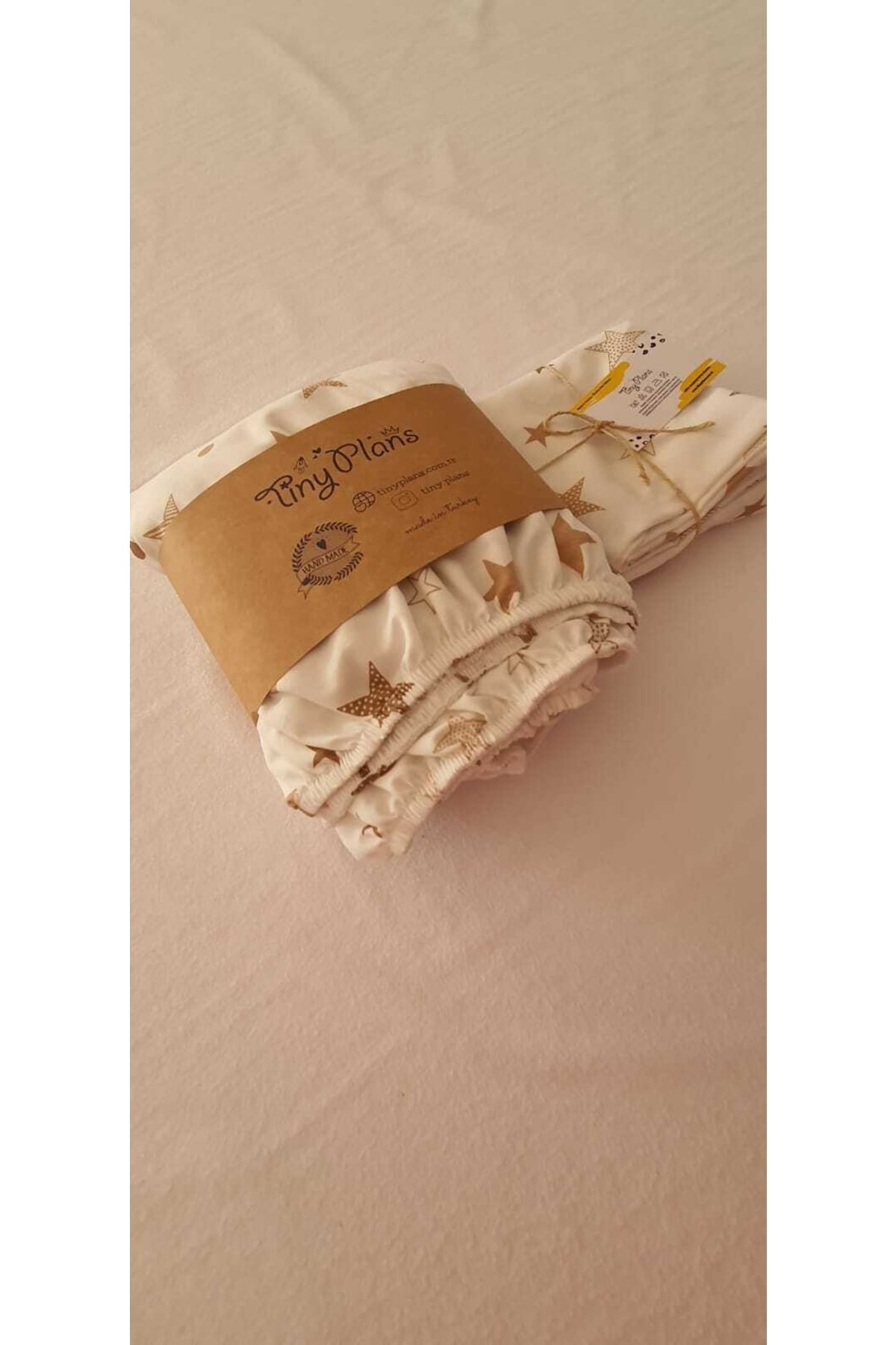 tiny plans Lastikli Bebek Çarşaf - Yastık Kılıfı Takımı 70x120 Cm fotoğrafı 6 (önizleme)