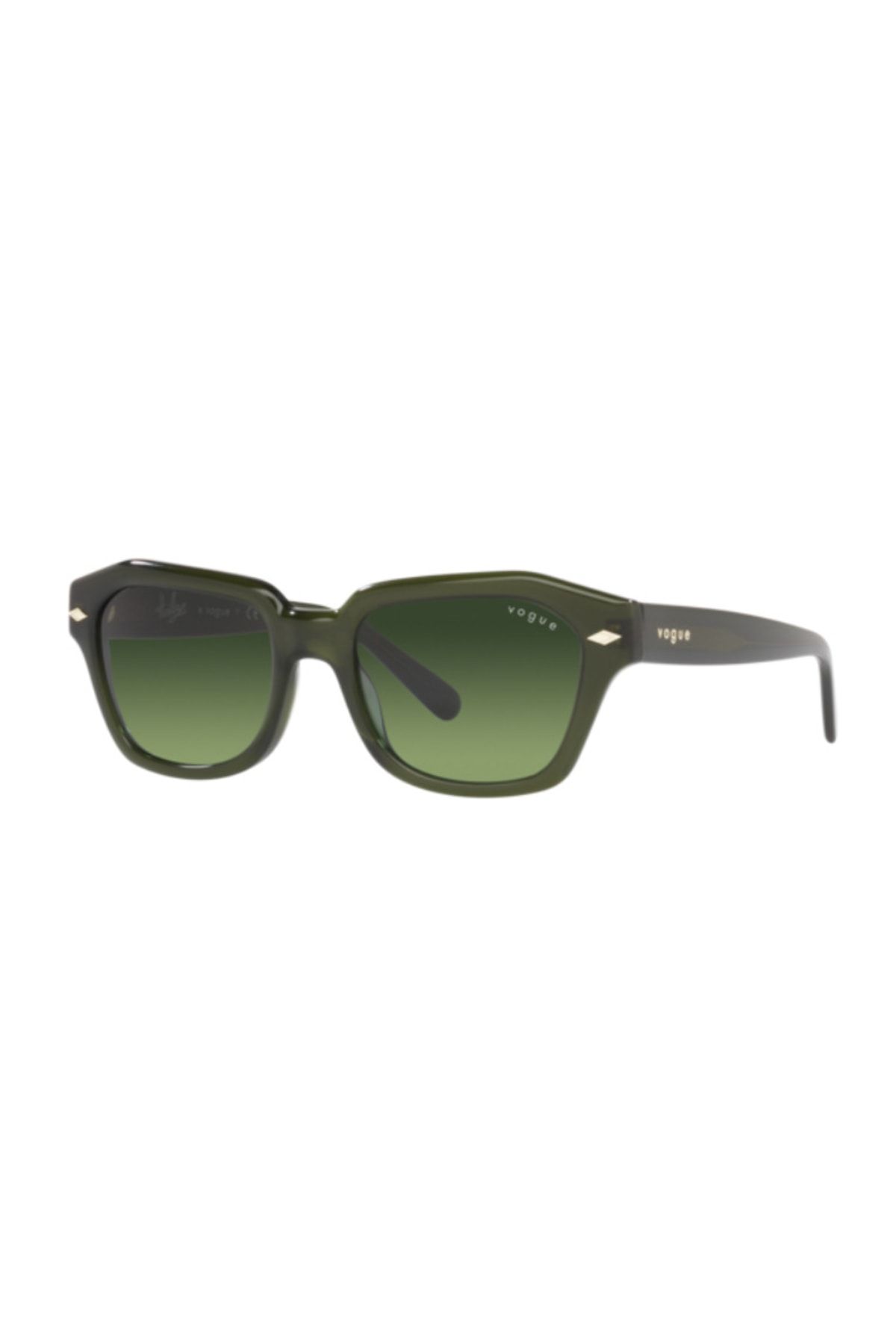 عینک آفتابی سبز زنانه Hailey Series 5444-s 30032a 52-18 135 Vogue