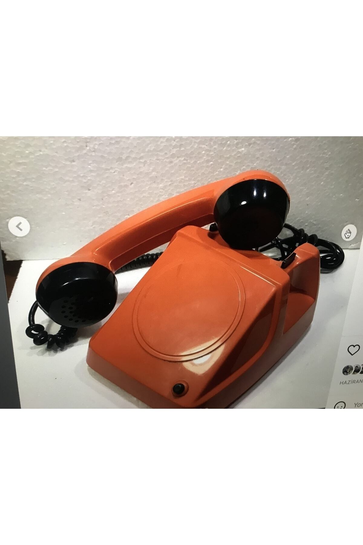 Turuncu Renk Masaüstü Telefon 5