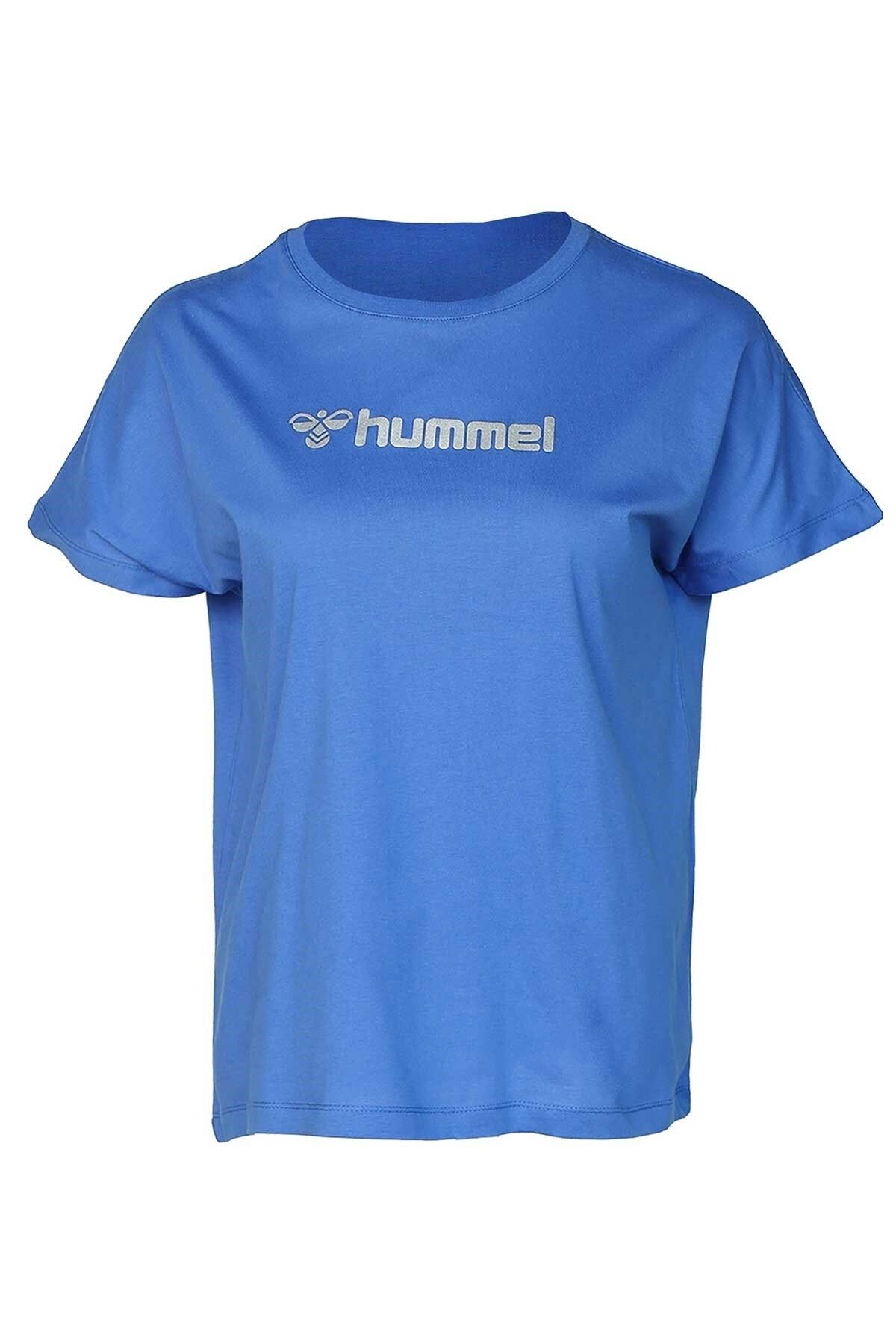 تی شرت آبی زنانه arwid 911636 7837 hummel