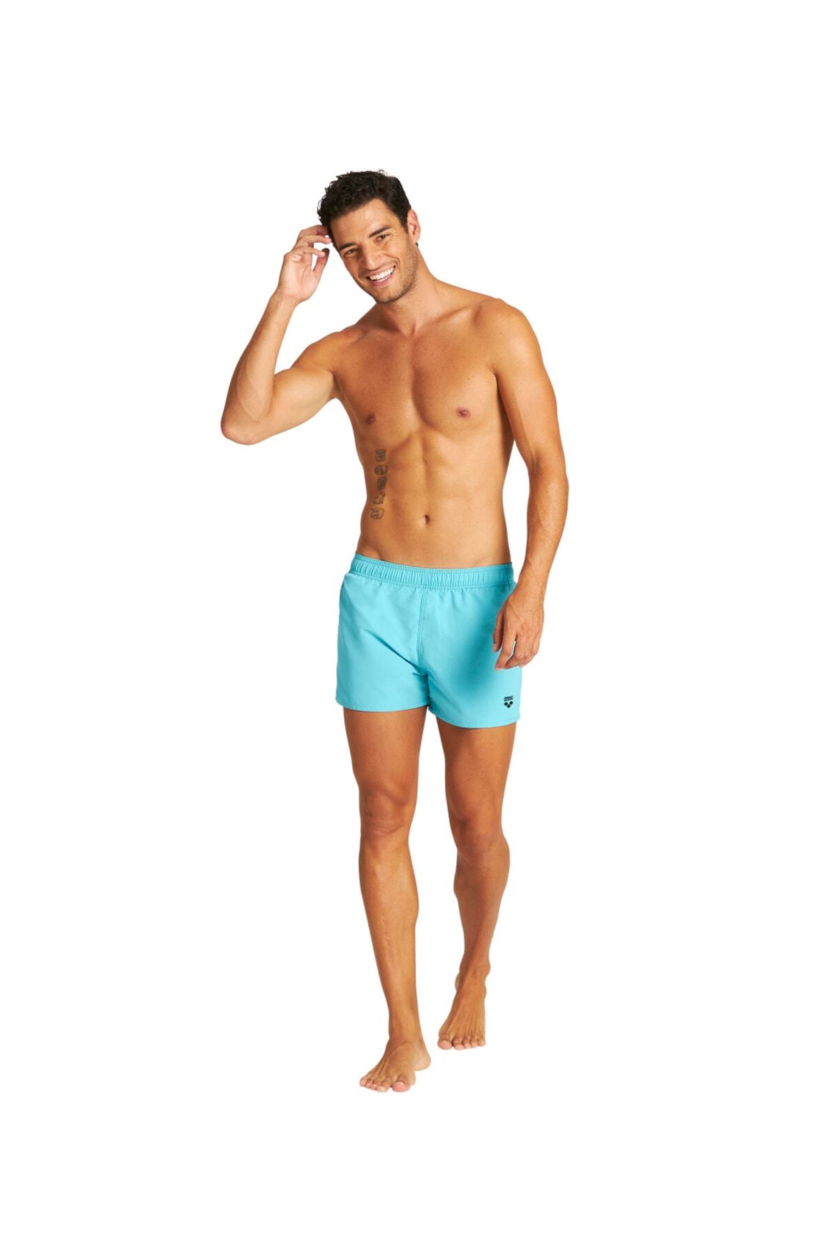 شورت مایو آرنا مردانه  آبی  راسته Regular/رگولار فاق نرمال   آستین کوتاه Beachwear | ARENA 1b322850 - تصویر 6