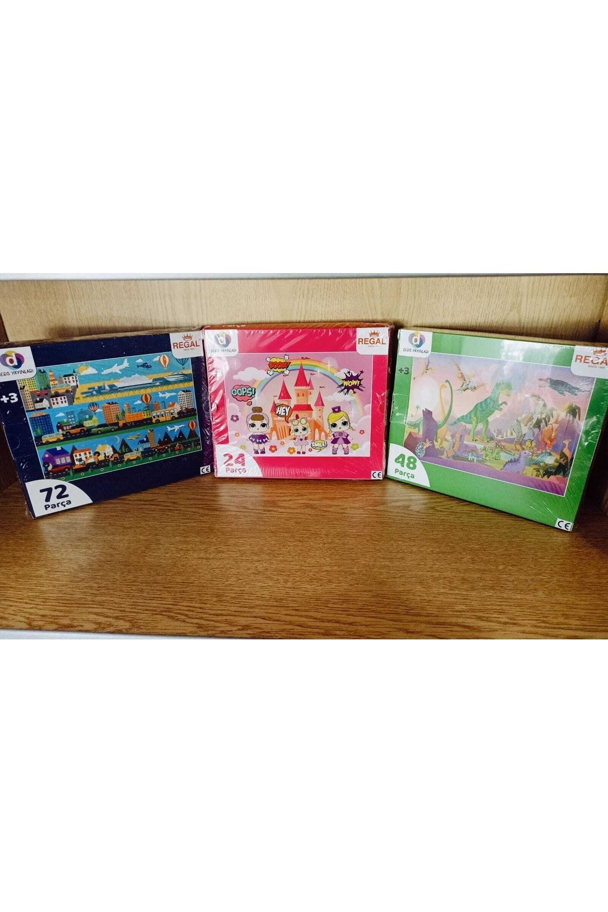 Regal 24 48 72 Parça 3’lü Puzzle Seti