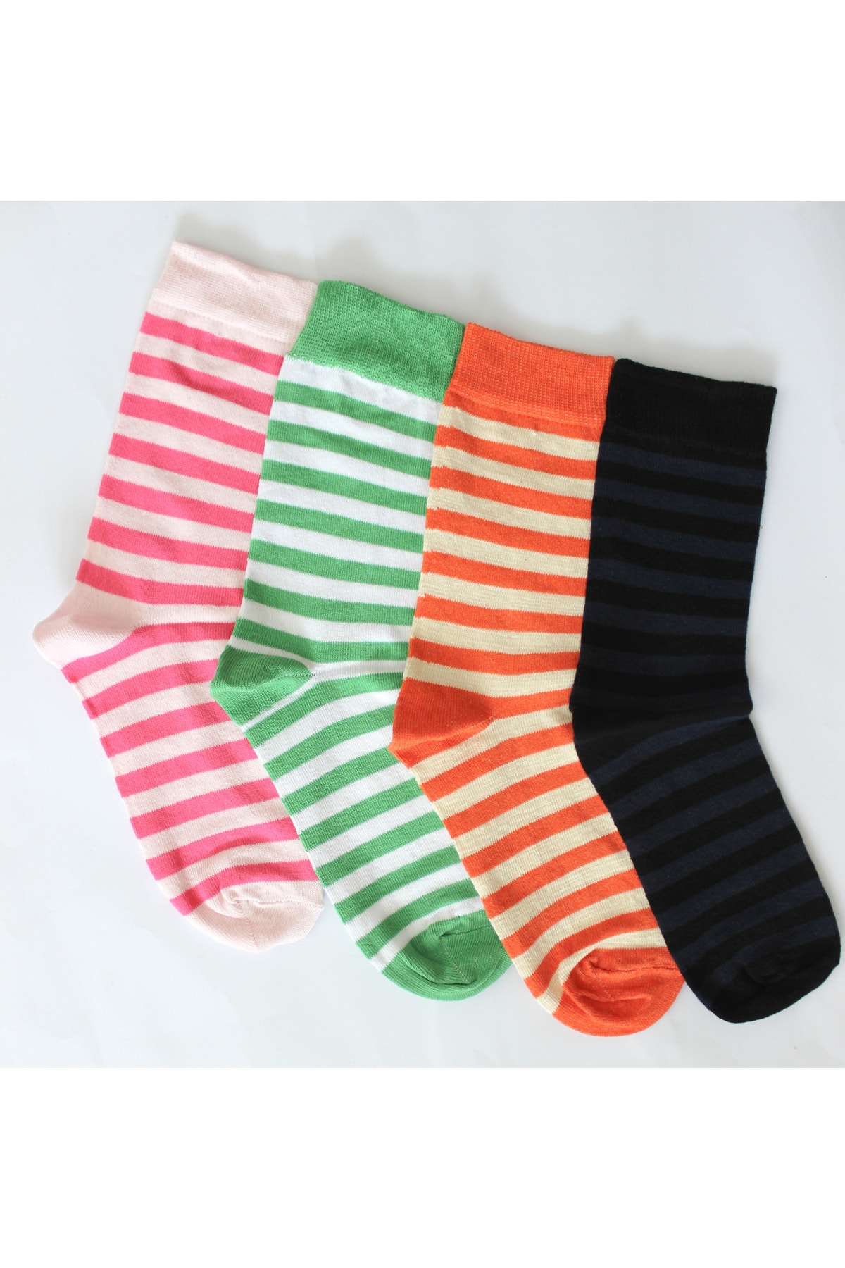 heavytextile Desenli Renkli Çorap Seti 4'lü Paket