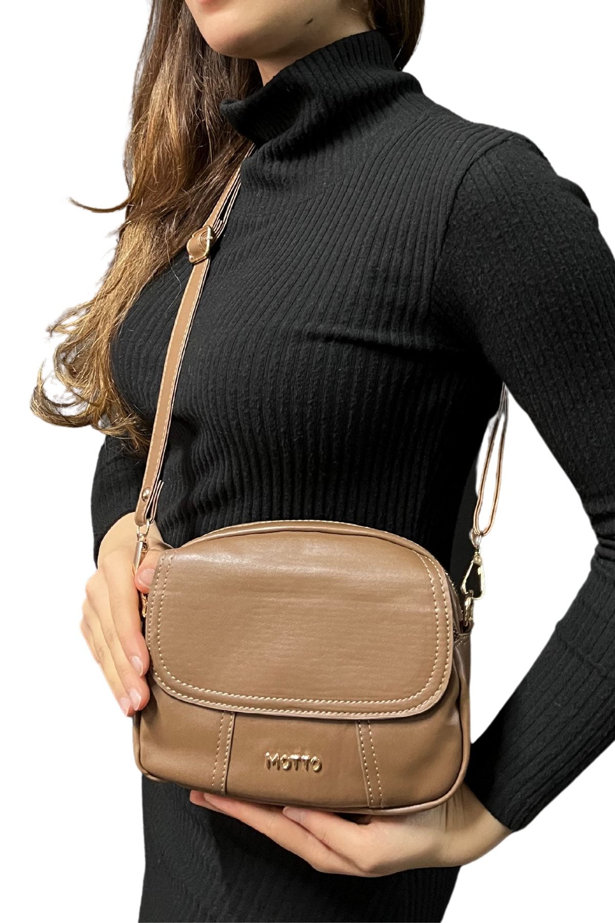 MOTTO Leather Shoulder Bag Trendyol