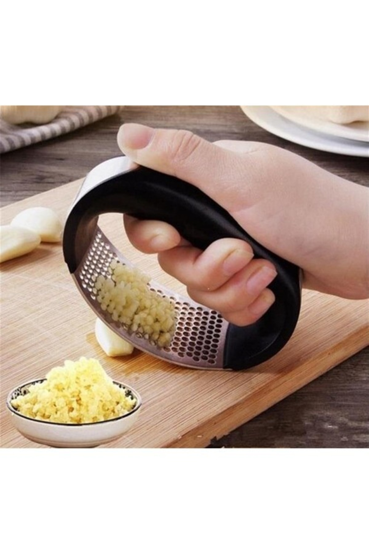 LOVYCO Yeni Sarımsak Ezici Paslanmaz Çelik Garlic Press