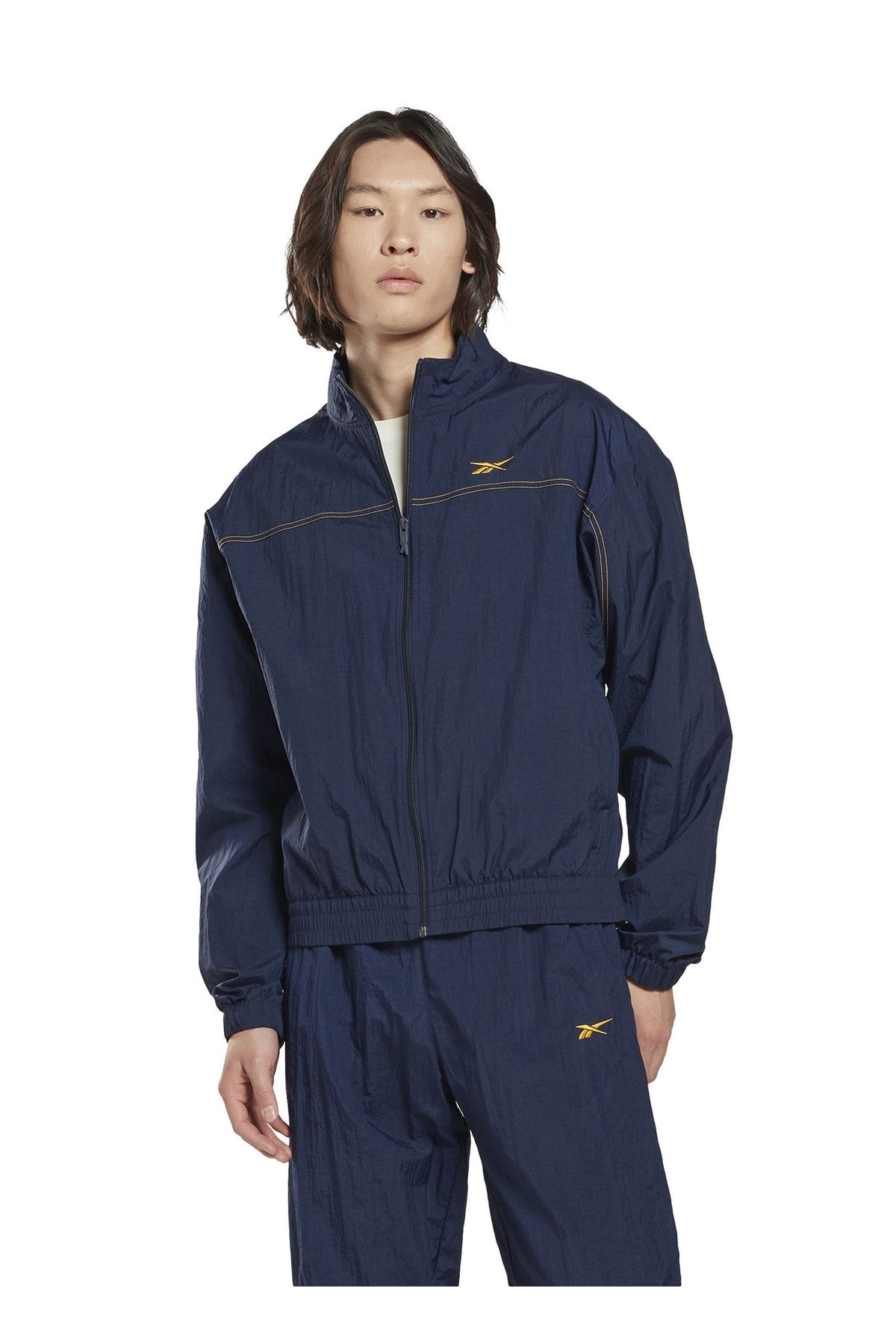 Reebok Lacivert Erkek Zip Ceket Hj7834 Myt Woven Jacket OH9001