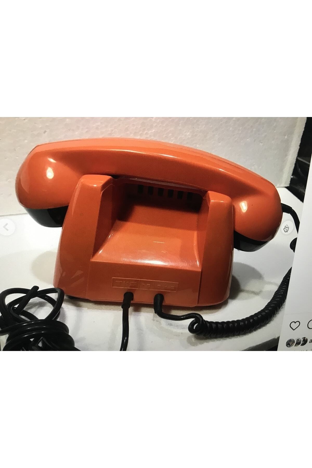 Turuncu Renk Masaüstü Telefon 6