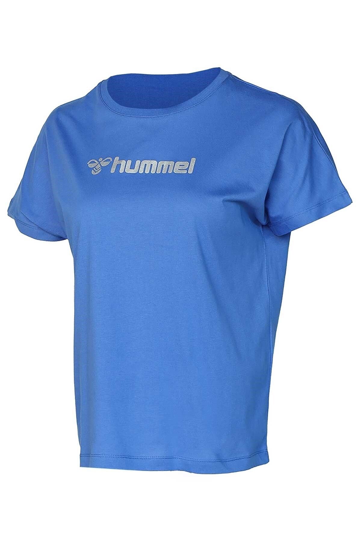 تی شرت آبی زنانه arwid 911636 7837 hummel