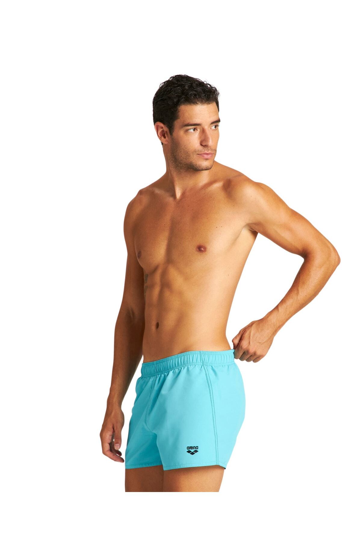 شورت مایو آرنا مردانه  آبی  راسته Regular/رگولار فاق نرمال   آستین کوتاه Beachwear | ARENA 1b322850 - تصویر 7