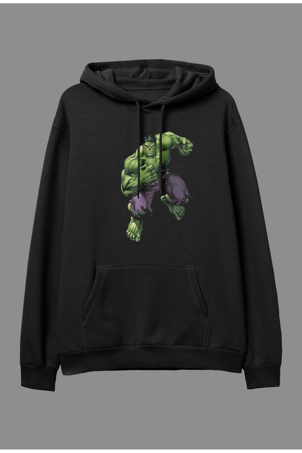 Hulk hoodie mens top