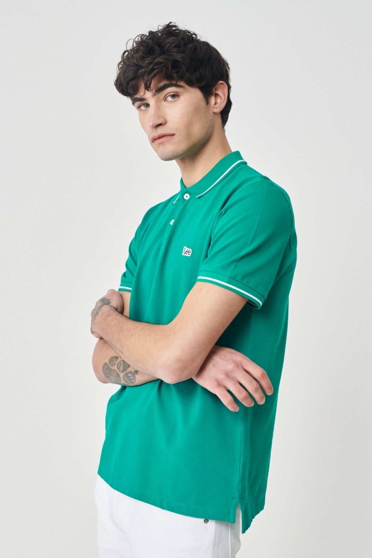 Green and red fila shirt hotsell