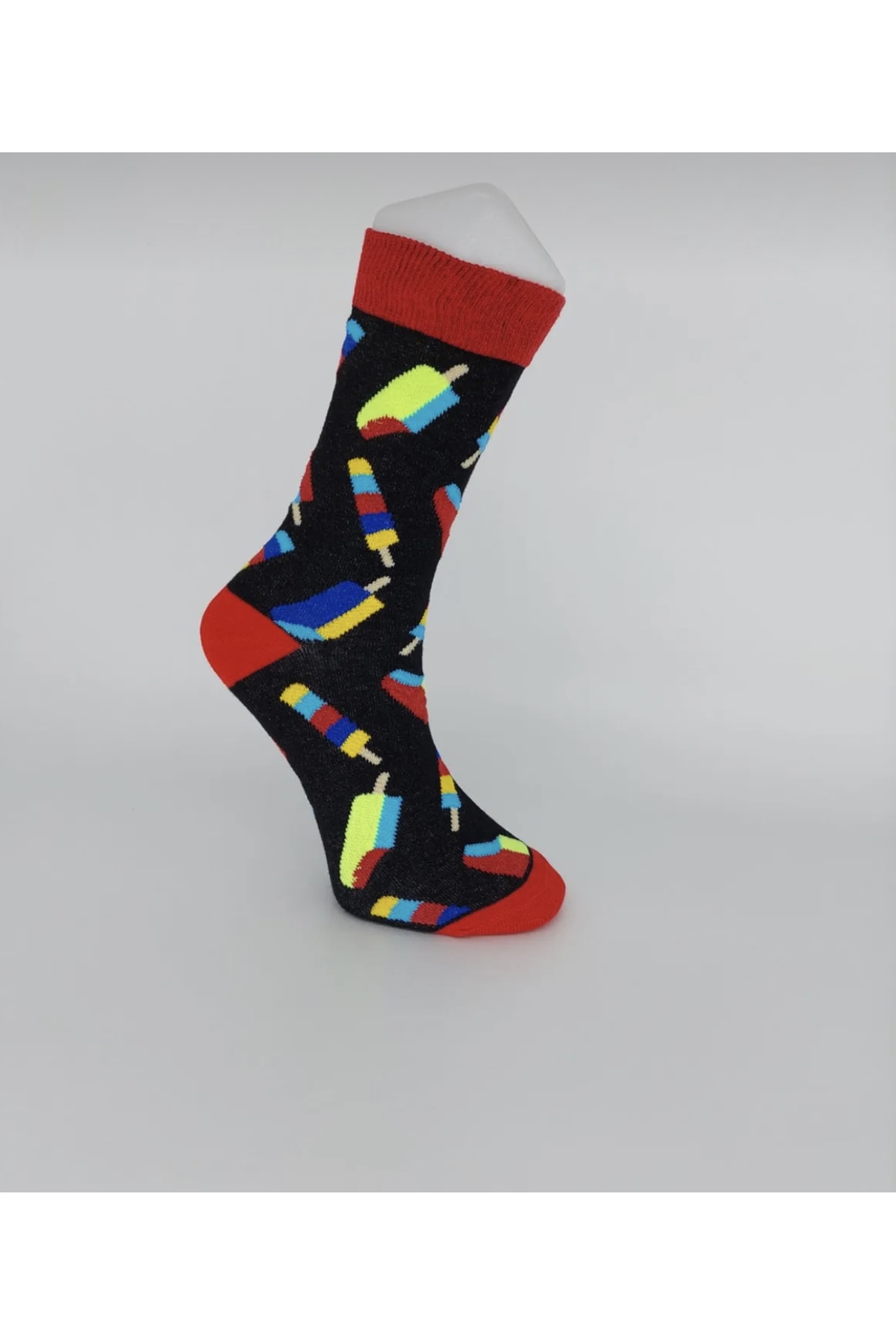 ShinyTakı Dondurma Desenli Renkli Soket Çorap