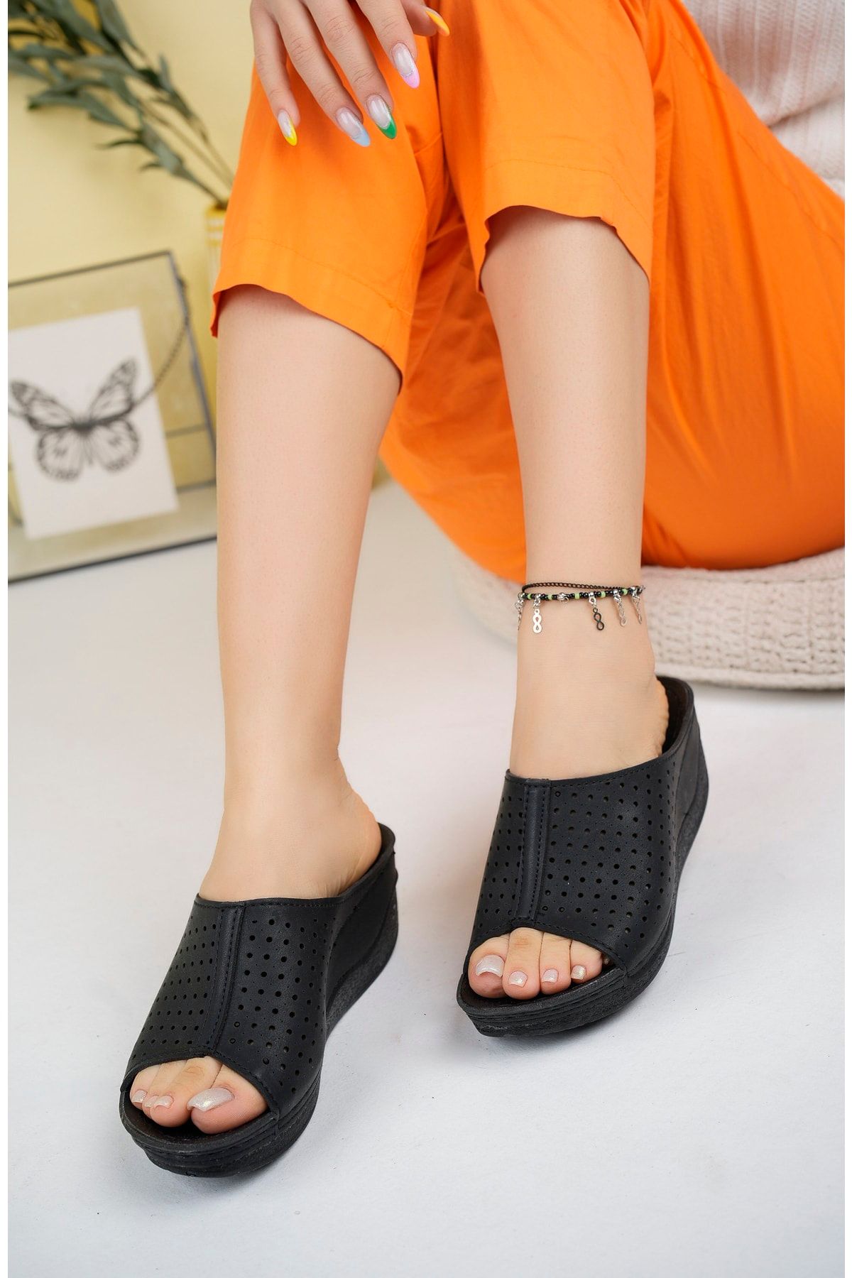 Ladies bedroom slippers hot sale with heel
