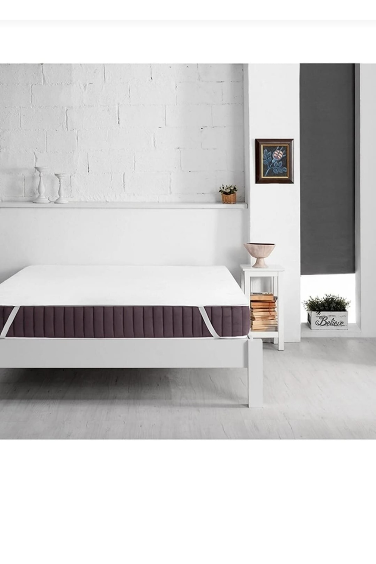 AYHOME Tek Kişilik Su Sıvı Geçirmez Yatak Alezi Yatak Koruyucu Çarşaf 100 X 200 Cm Yüzde Yüz Pamuklu