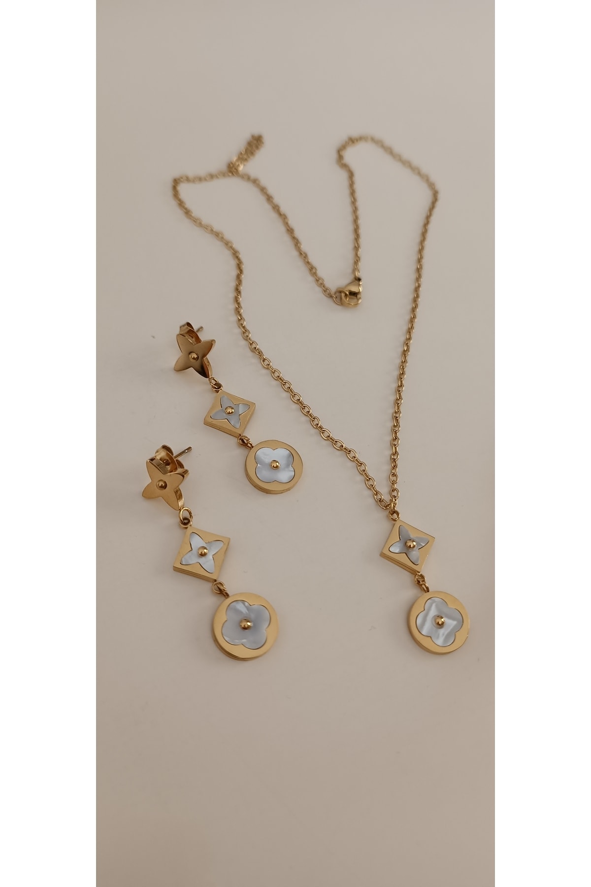 Çelik Gold Kaplama Modern Set 2