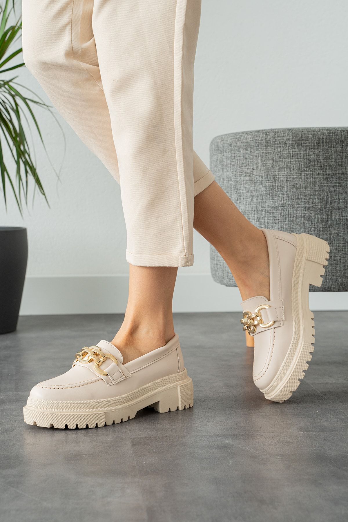 Taupe loafers best sale womens