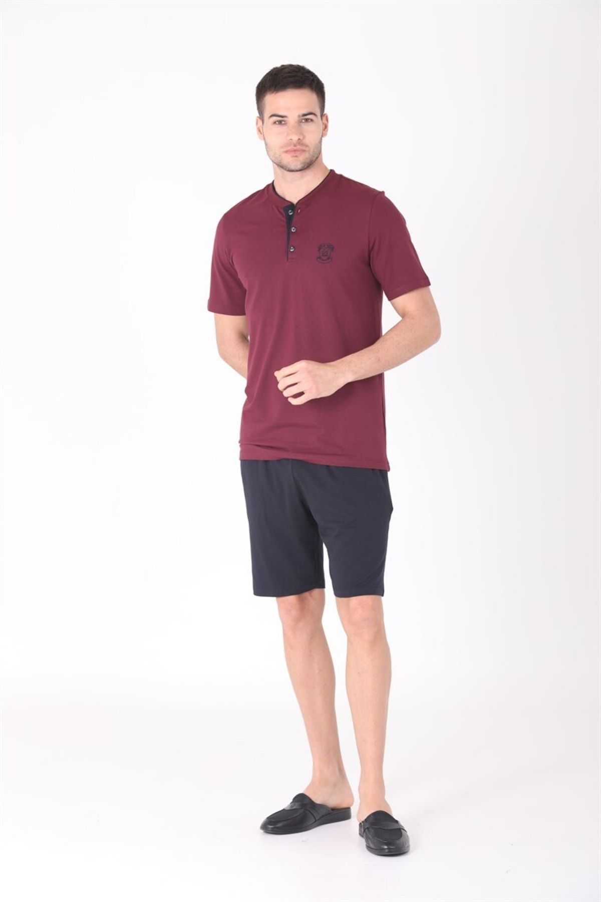 ست پیژامه مردانه پنج KNITTY اورجینال D'S Damat