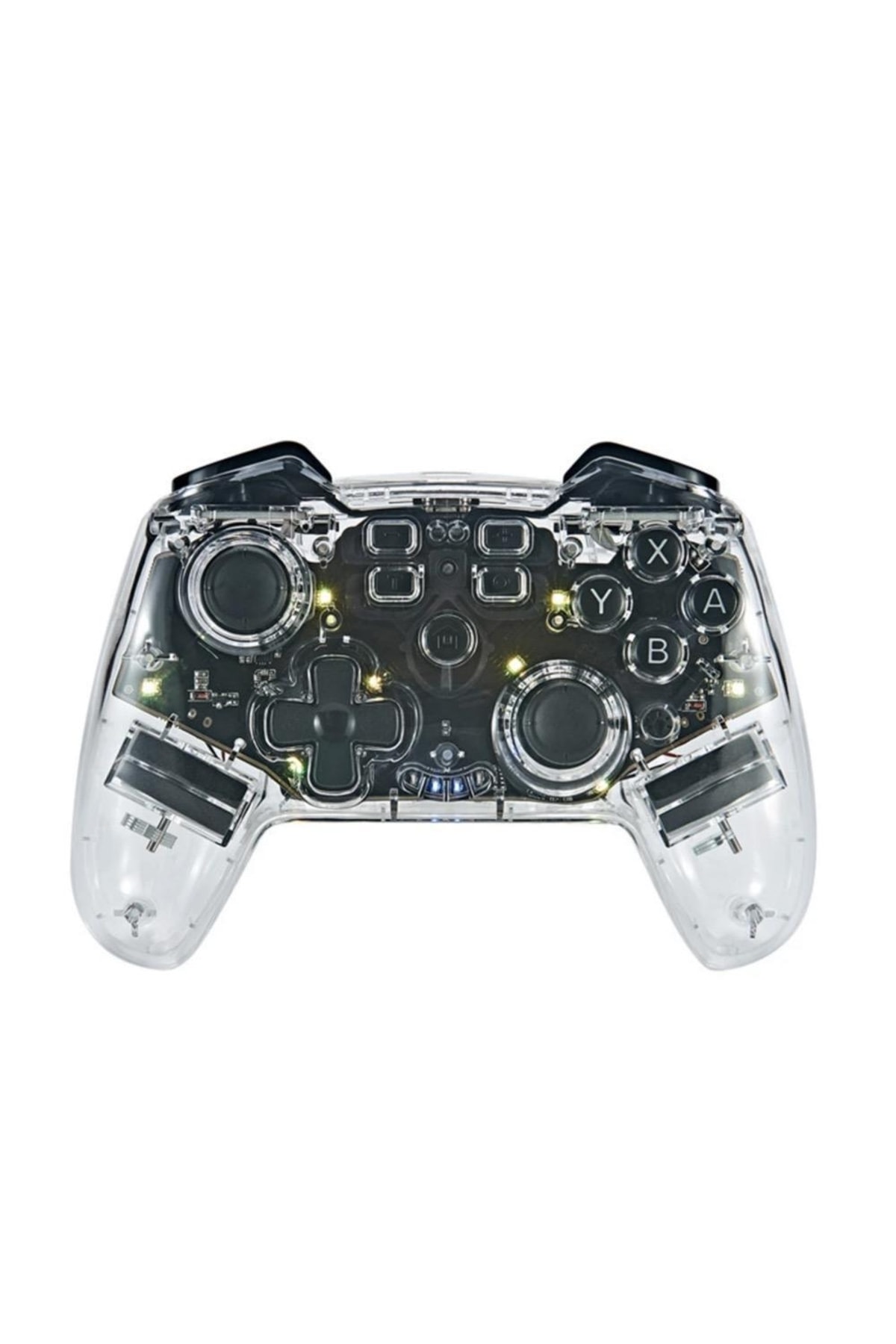 T23 Max Nintendo Switch Pro Controller Kablosuz Ekstra Tuşlu Şeffaf