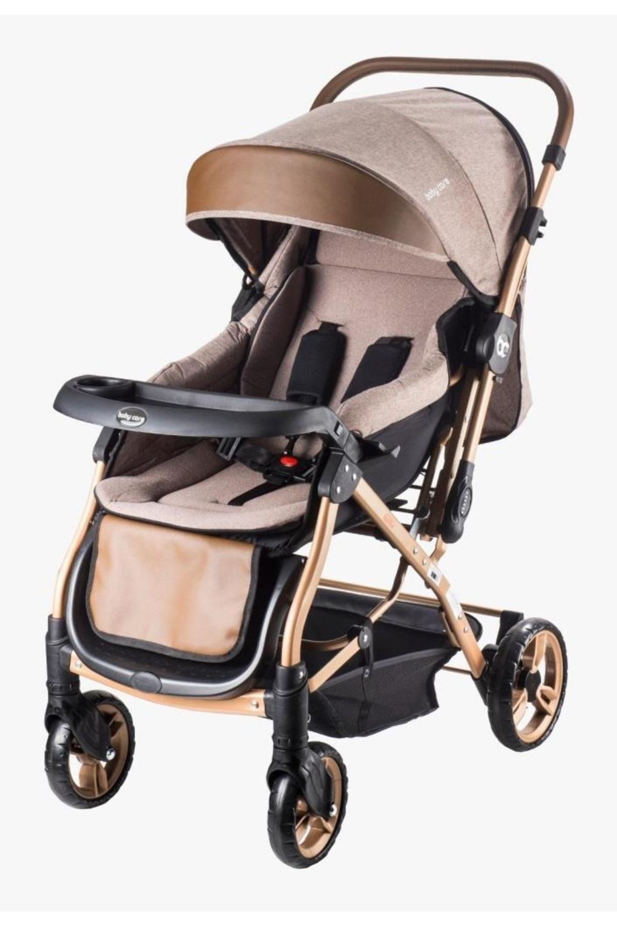 NessiWorld Baby Care 65 Capron Çift Yönlü Bebek Arabası Kahve