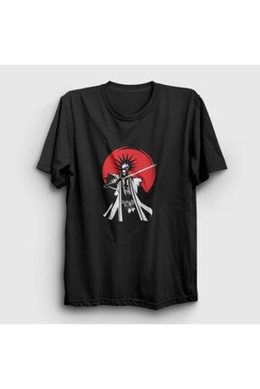 Unisex Siyah Kenpachi V3 Anime Bleach T-shirt 127888tt