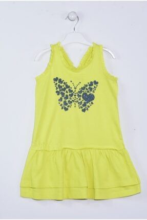 Kız Çocuk Sarı Elbise EK-211815