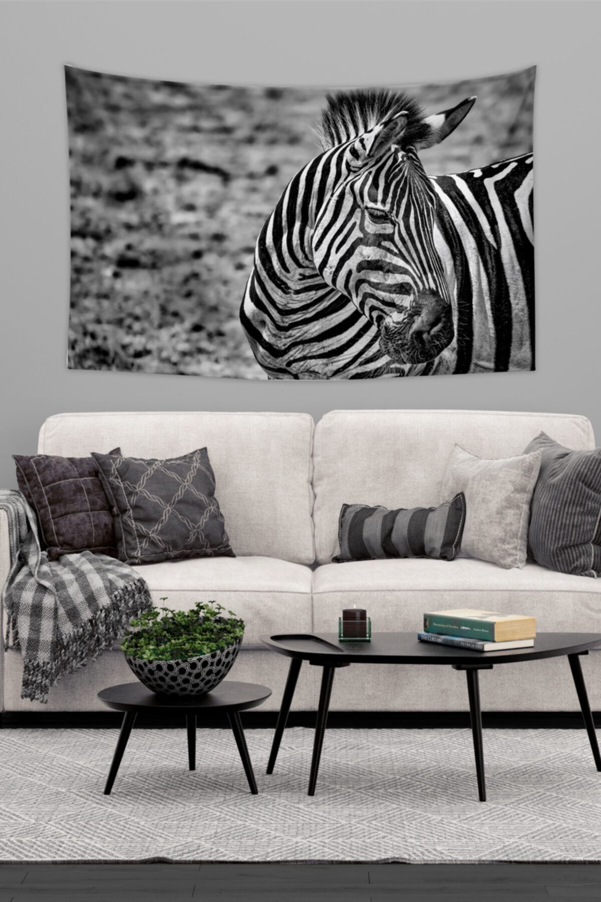Vagonik Covor Tapet Zebra 150 X 100 Cm - 150 x 100