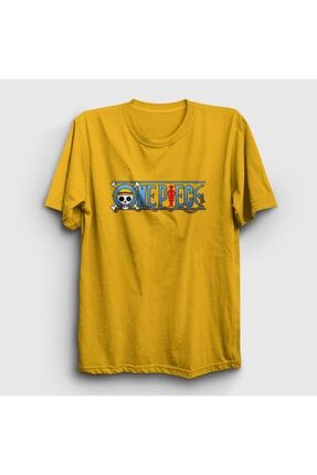 Unisex Sarı Anime One Piece T-shirt 134894tt