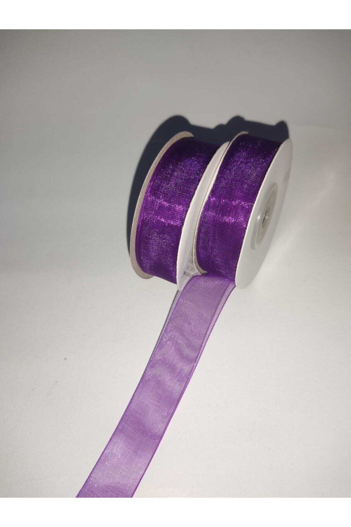 2 Cm Organza Ribbon, Purple-Ribbon