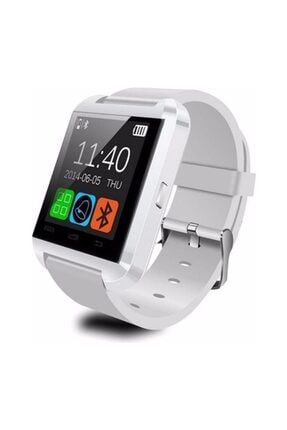 Smart Watch Hafıza Kartlı Kameralı Akıllı Saat Beyaz PZRS-4100000010541