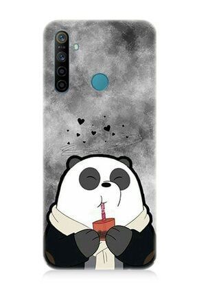 Oppo Realme C3 Uyumlu Sevimli Panda Desenli Silikon Kılıf TKNSOPPREALC34591