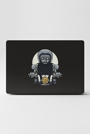 Laptop Sticker Kaplama Notebook Macbook Siyah Motosiklet ls91