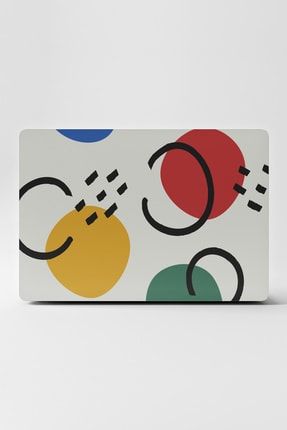 Laptop Sticker Kaplama Notebook Macbook Beyaz Soyut ls140