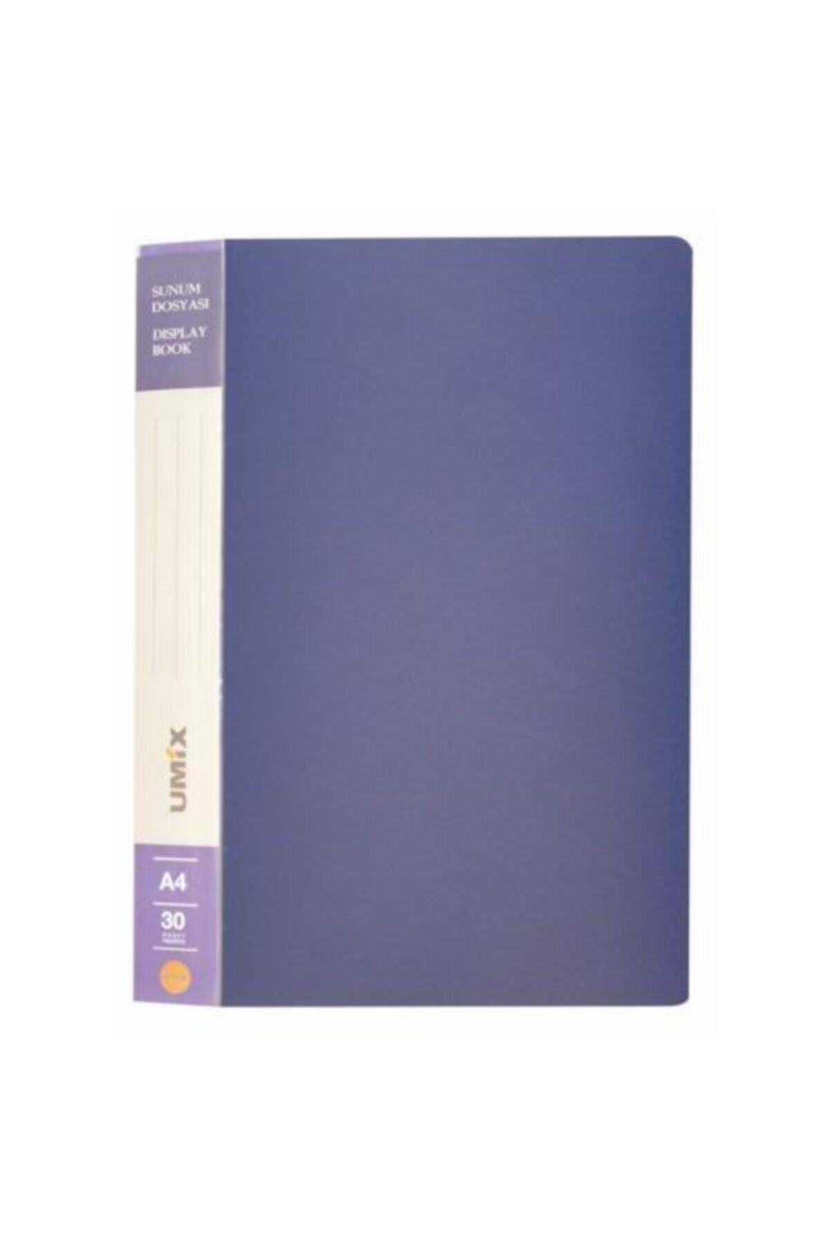 Umix-Catalog File Standard 30 Sheets Navy Blue 1