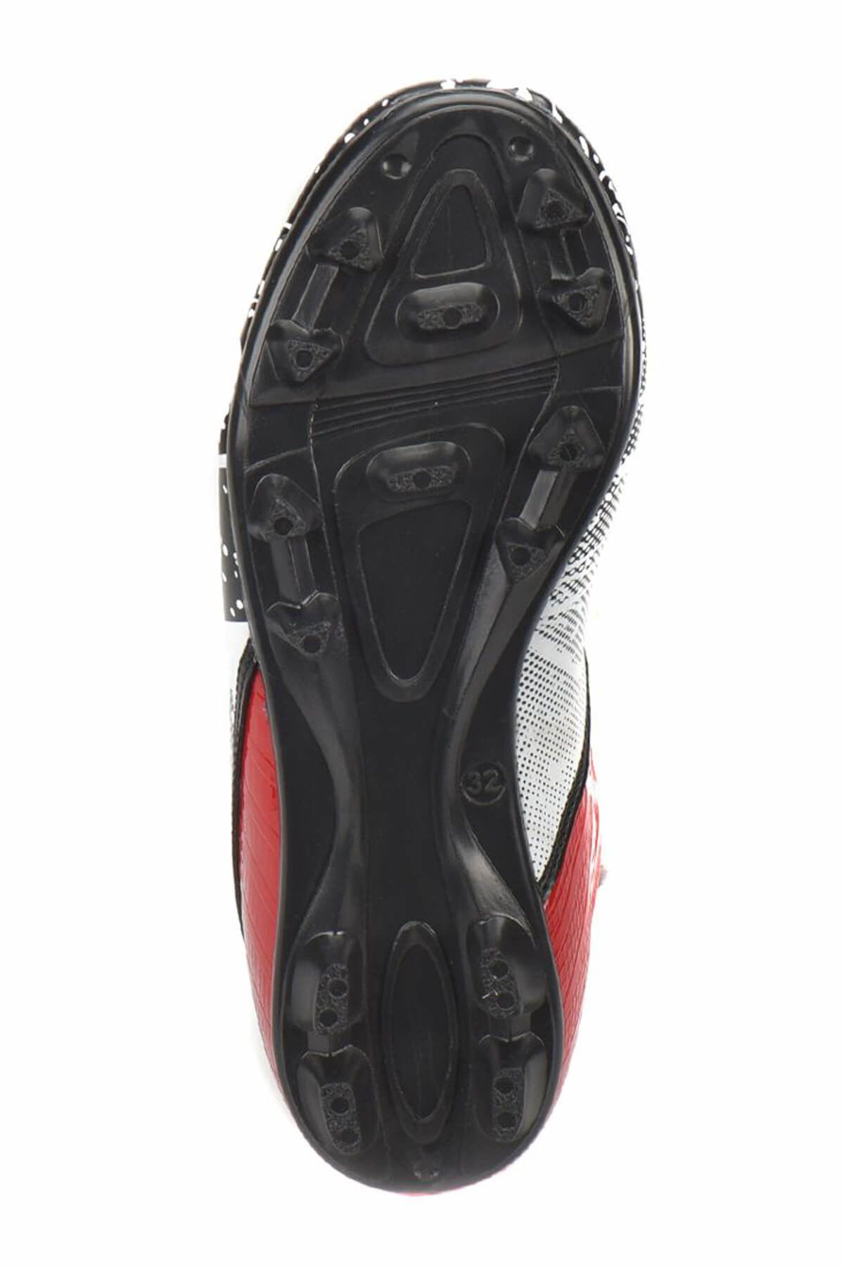 Kinetix-PLUTO AG Black White Red Boys' Astroturf Field Shoes 100299918 4