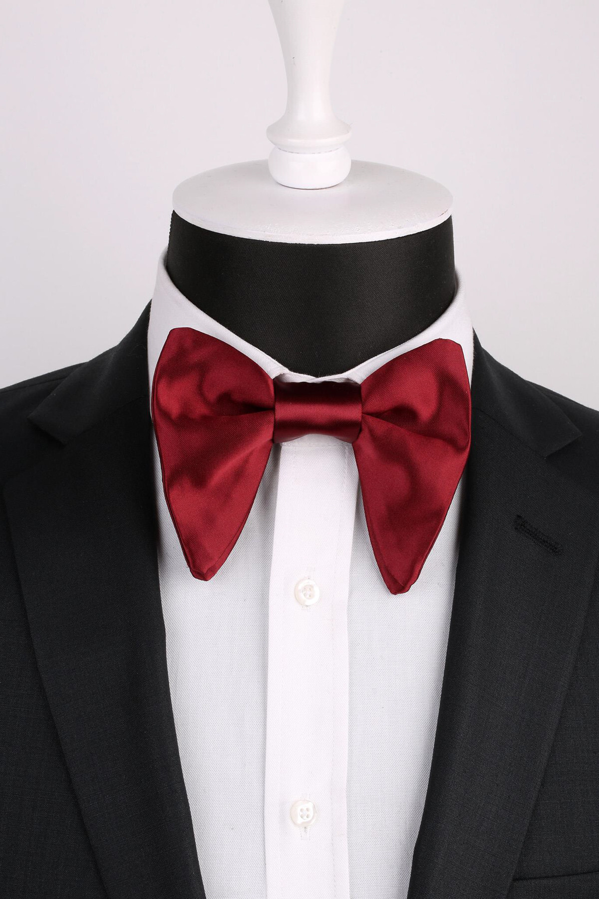  پاپیون ساتن زرشکی SP41