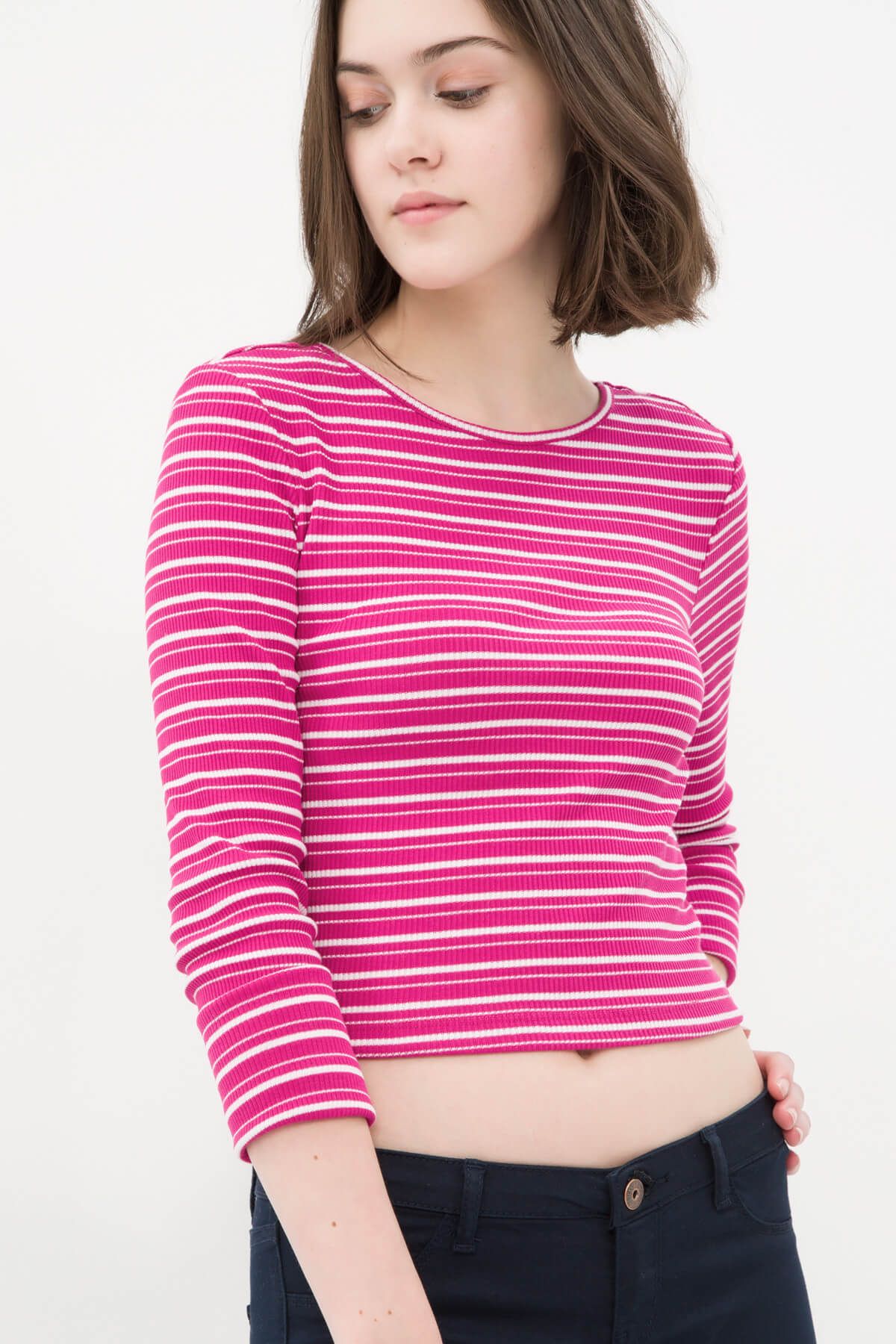 Koton T-Shirt Rosa Regular Fit Fast ausverkauft
